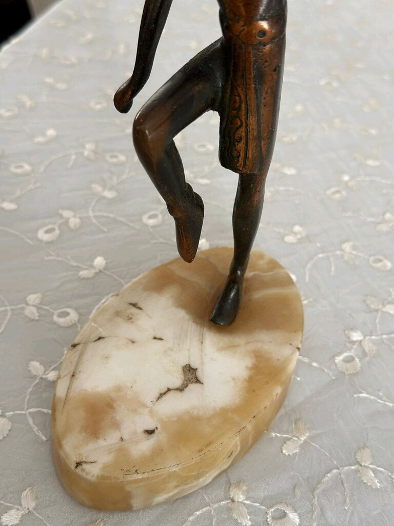ANTİKA, BRONZ "DANCİNG CLEOPATRA" BİBLO - 6