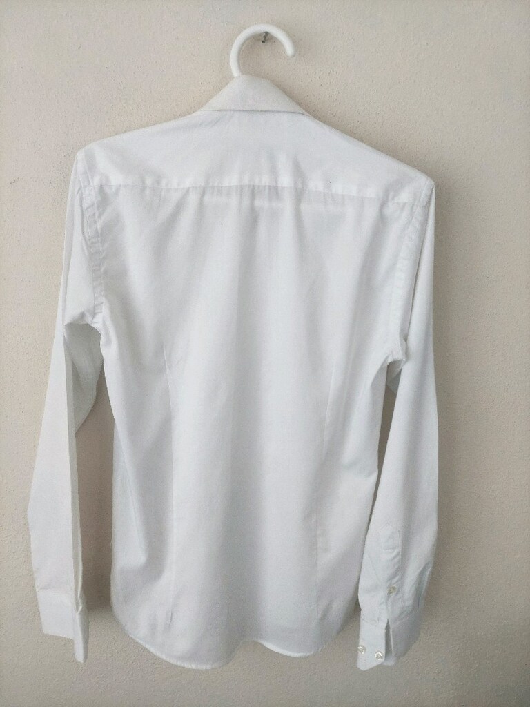 CASHMERE erkek beyaz polo gömlek - 2