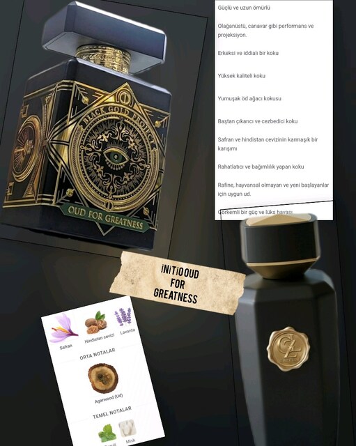 inito Oud For Greatness muadili 110 CC Top Kalite Erkek Parfüm