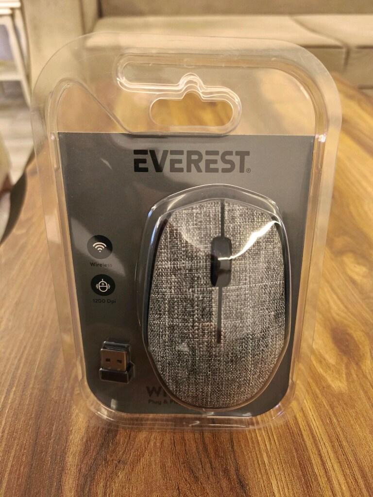 Everest Km-218 Kablosuz Mause Kumaş Desenli Yüzey
