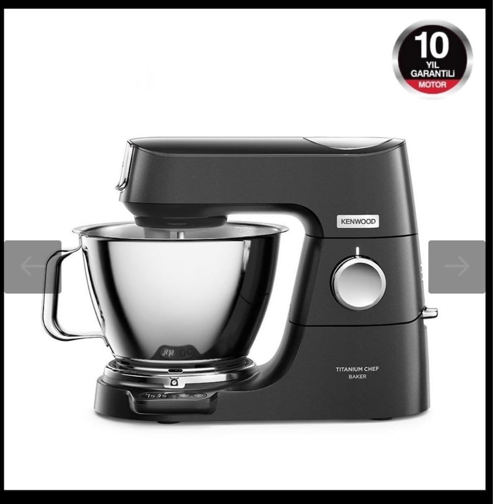 Kenwood Titanium Chef Baker Autograph 1200W Çift Hazneli Siyah Mutfak - 11