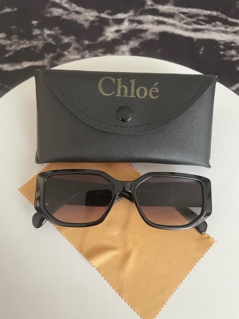 chanel siyah güneş gözlüğü