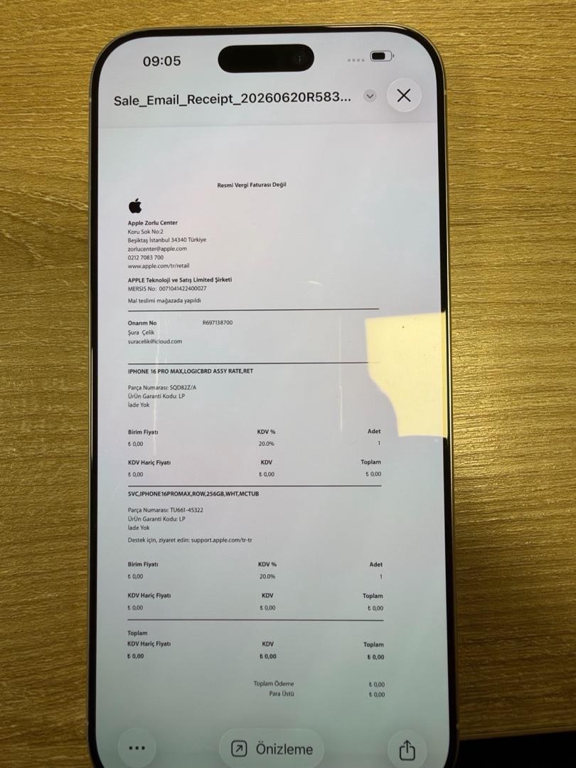 iphone 16 pro max 256 gb Beyaz tek fiyat - 8