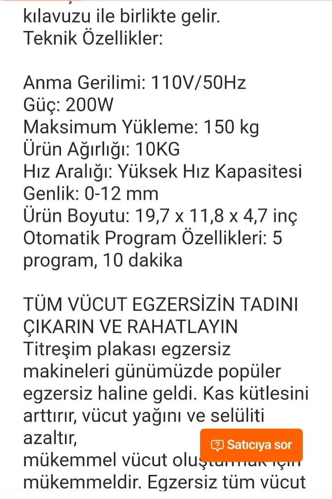 Titreşimli spor aleti RAIDEN PQ-CFN02 yeni sayılır - 9