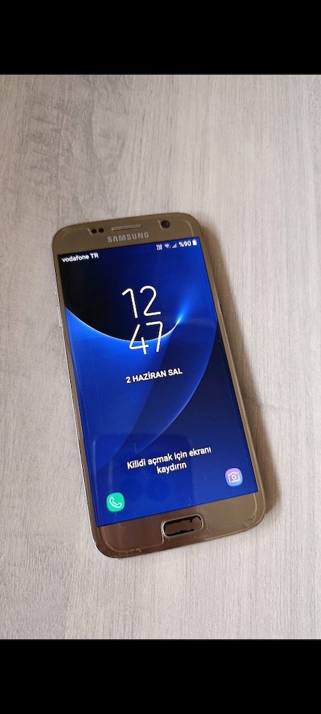 SAMSUNG S7 32GB 4RAM SADECE CİHAZ EKRANDA GÖLGE VAR TEMİZ SORUNSUZ - 6