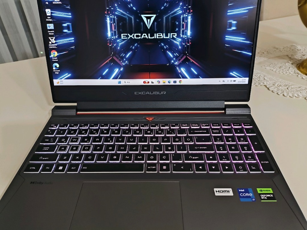 i7 13. Nesil Excalibur 32 GB RAM Garantili oyun canavarı laptop - 5