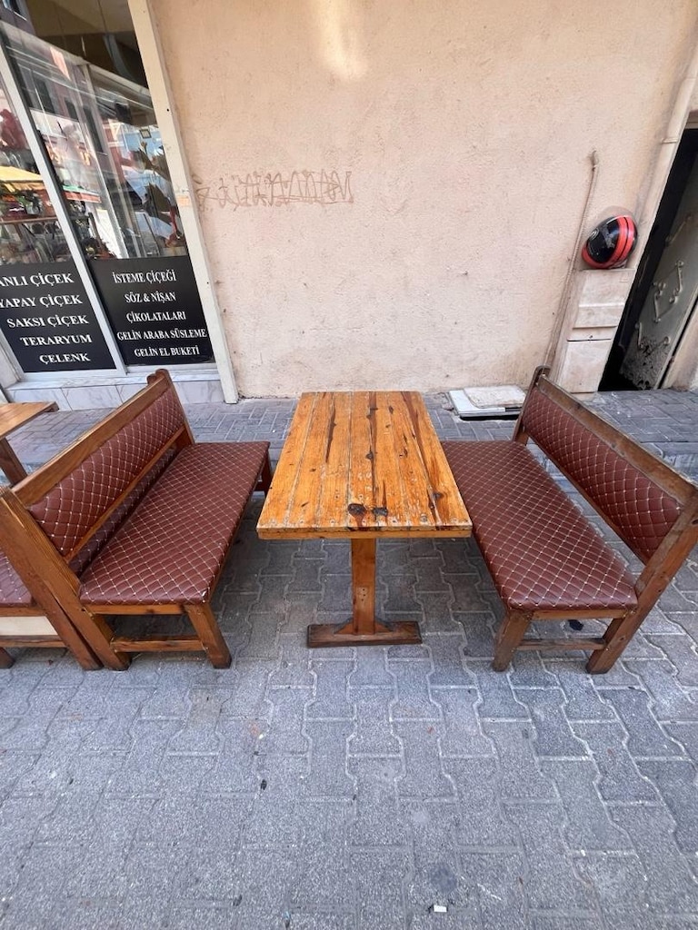 kullanışlı ağaç sedir takımı beş takım hazır - 2