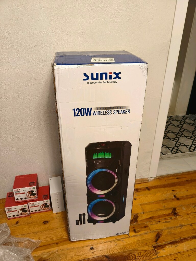 SUNİX BTS 330 Dev çift Mikrofonlu Hoparlör - 3