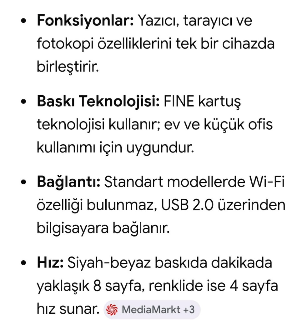 yazıcı Canon E414 - 5