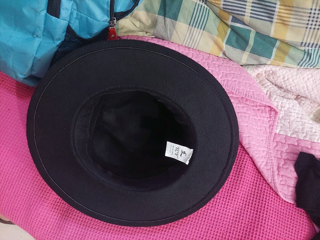 YCY Fötr şapka. 57 numara. Temiz. - 5