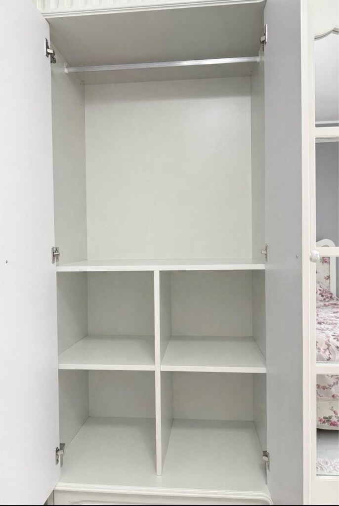 COUNTRY LAKE MDF AĞAÇ 6 KAPAKLI BEYAZ GARDROP TEMİZ - 8