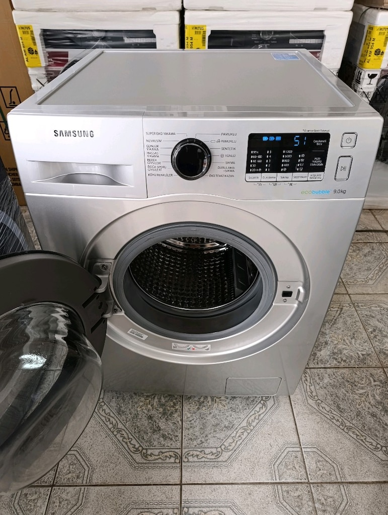 Samsung Sıfır Ayarında 9 KG Çamaşır Makinesi Tertemiz - 2