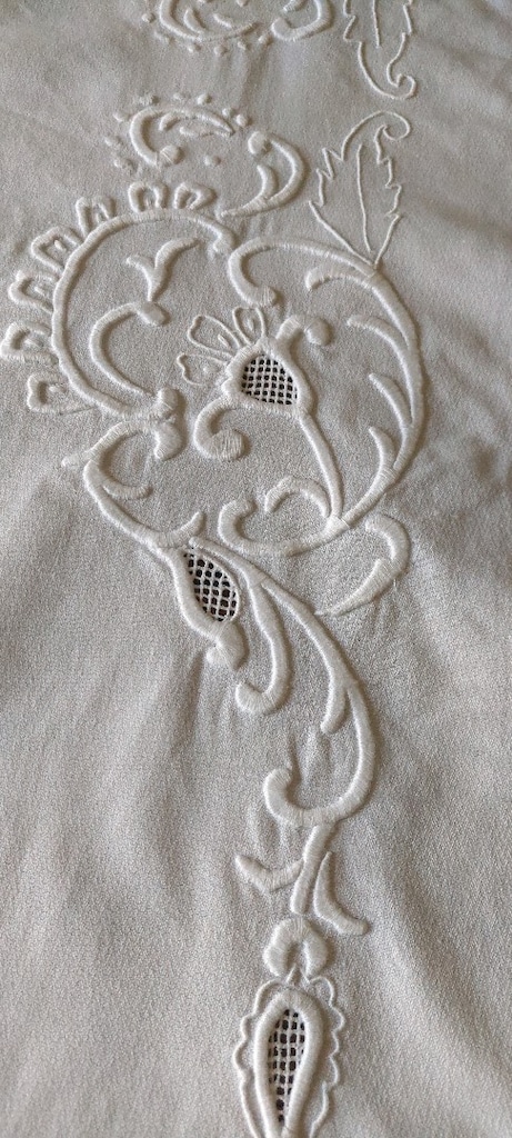 ANTIKA AVRUPA SARMA ANGLES FILTRE ISI PERDE 185%65CM SİFİR SANDİKTAN - 3