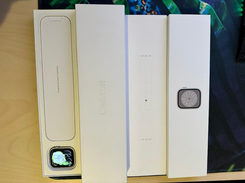 Apple Watch Series 8 45mm Silver-%100 Pil- Kutulu (TR Cihazı) - 2