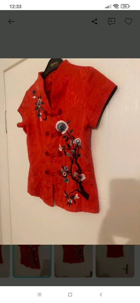 çin japaon cheongsam kimono bluz - 2