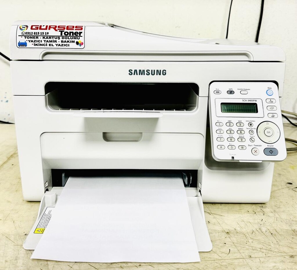 Yazıcı Samsung 3405 FW Fotokopi Tarayıcı Wifi Ekonomik - 4