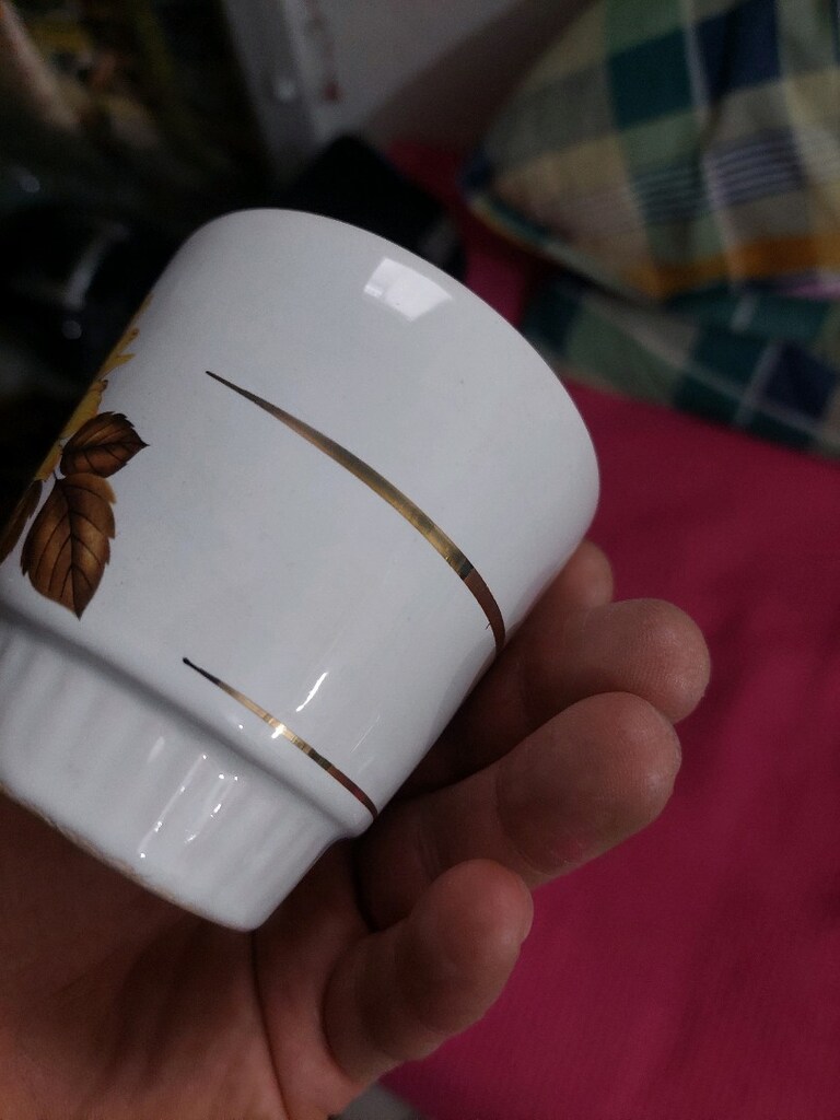 Vintage Ülkü seramik fincan bardak. Herhangi bir deformesi yoktur. - 10