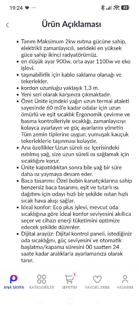 DELONGİ DRAGON 4 YAĞLI RADYATÖR ISITICI 8 DİLİM SIFIRDAN FARKSIZ - 7