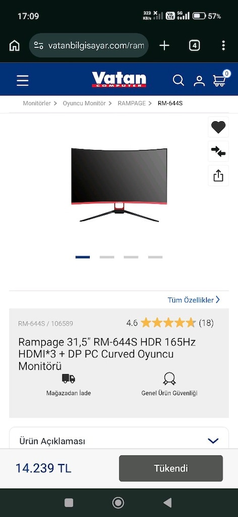 Oyuncu Masa Üstü Bilgisayar Ddr5 8 gb Ekran Kartlı. - 6