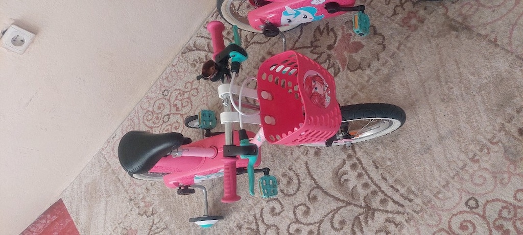 2 ADET 14 JANT KIZ ÇOCUK BISIKLETI BTWIN - 6