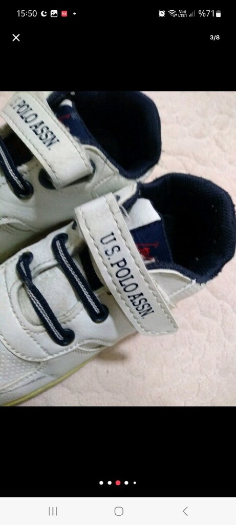 Converse çocuk ayakkabı. 20 numara. Sıfır ayarında. Us polo 29 numa - 12