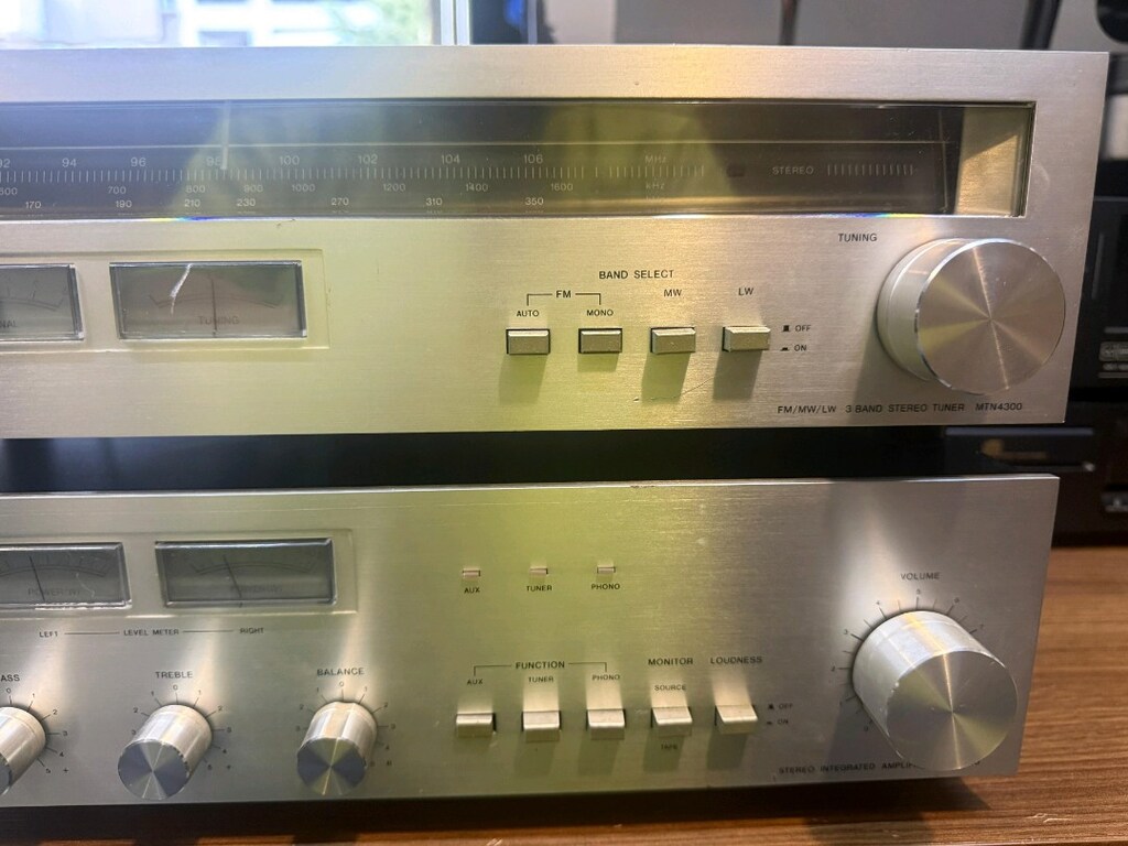 Lenco MAP 3400 25+25 Watt Stereo Amplifikatör ve Lenco MTN4300 Radyo - 4