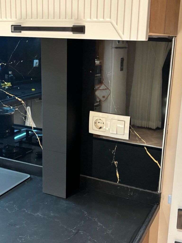 Ölçünüze Özel Doğalgaz Borusu Gizleme Aparatı - 2