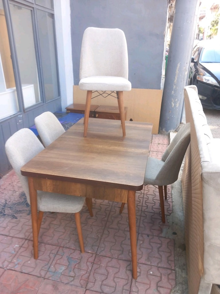 2.el masa sandelye sıfır kaplama - 2