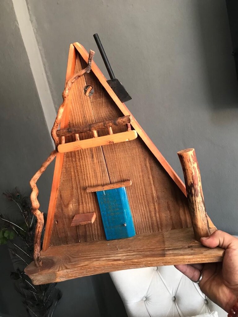 Anahtarlık Bungalov Ahşap - 2