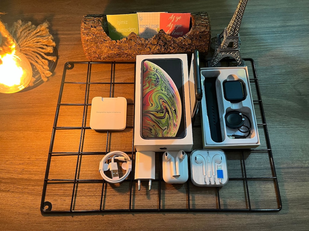 FULL AKSESUARLI 256 GB İPHONE XS MAX SPACE GRAY - 8