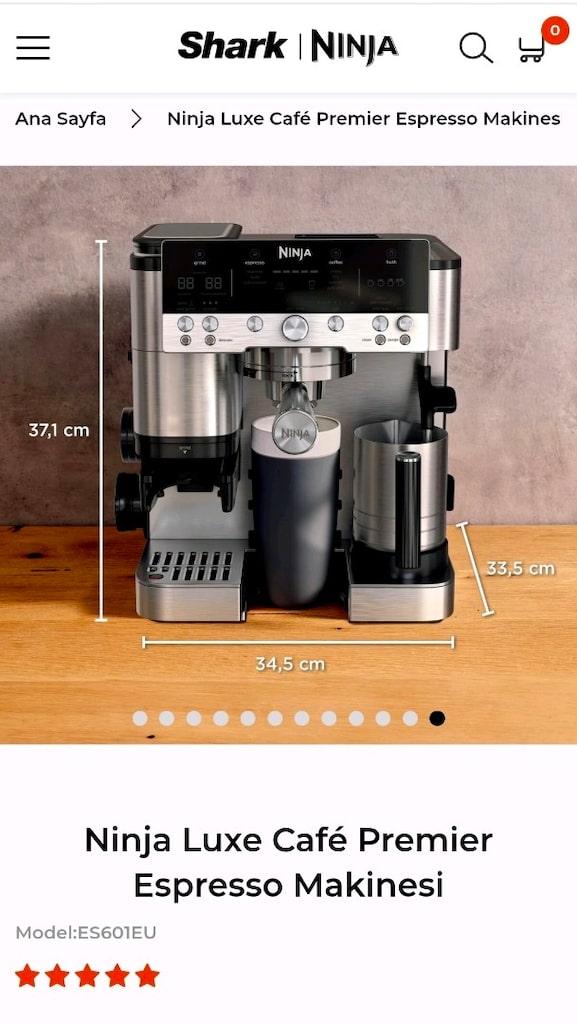 Ninja Luxe Café Essential Espresso Makinesi - 13