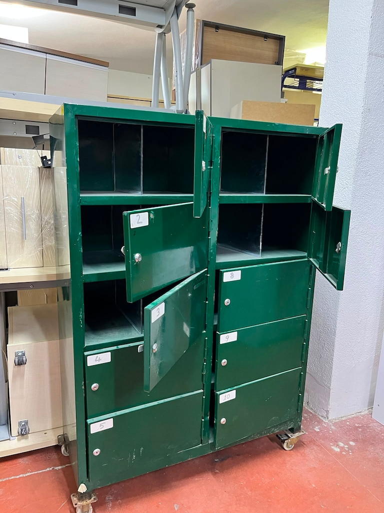 KLAS OFİS PENDİK 100x40x140 YEŞİL METAL EMANET DOLABI İKİNCİ EL - 3