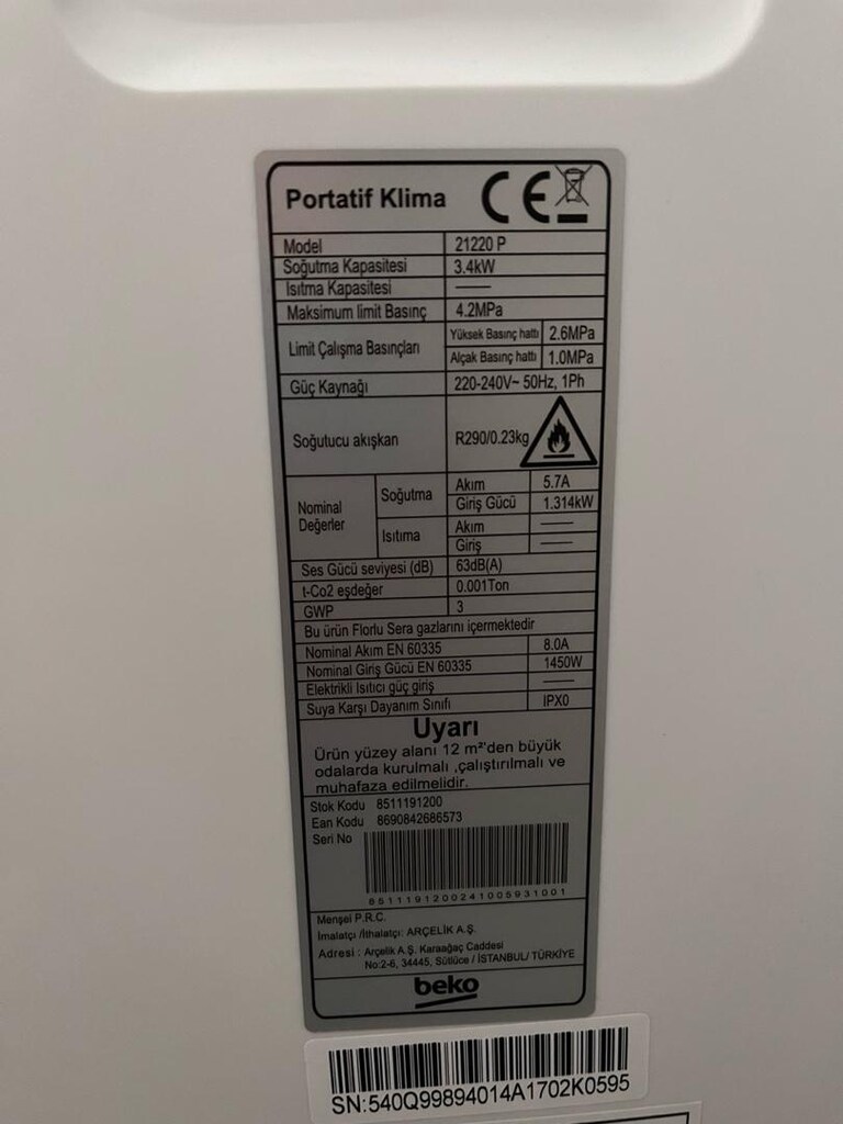 PORTATİF KLİMA - 3