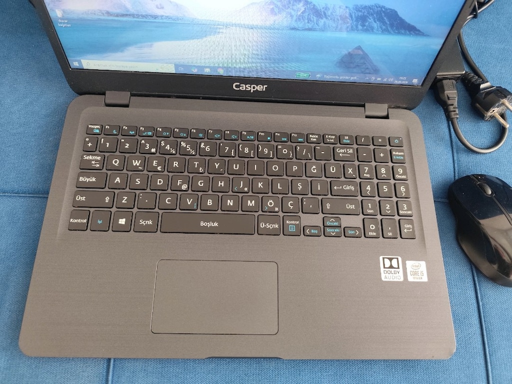 İ5 10.NESİL CASPER LEPTOP - 8 GB RAM 256 GB SSD - İYİ BATARYA PİL - 10