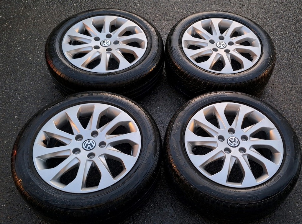 205 55 16 ORJİNAL JANT LASTİK TAKIMI JETTA CADDY GOLF AUDİ T4 SEAT - 3