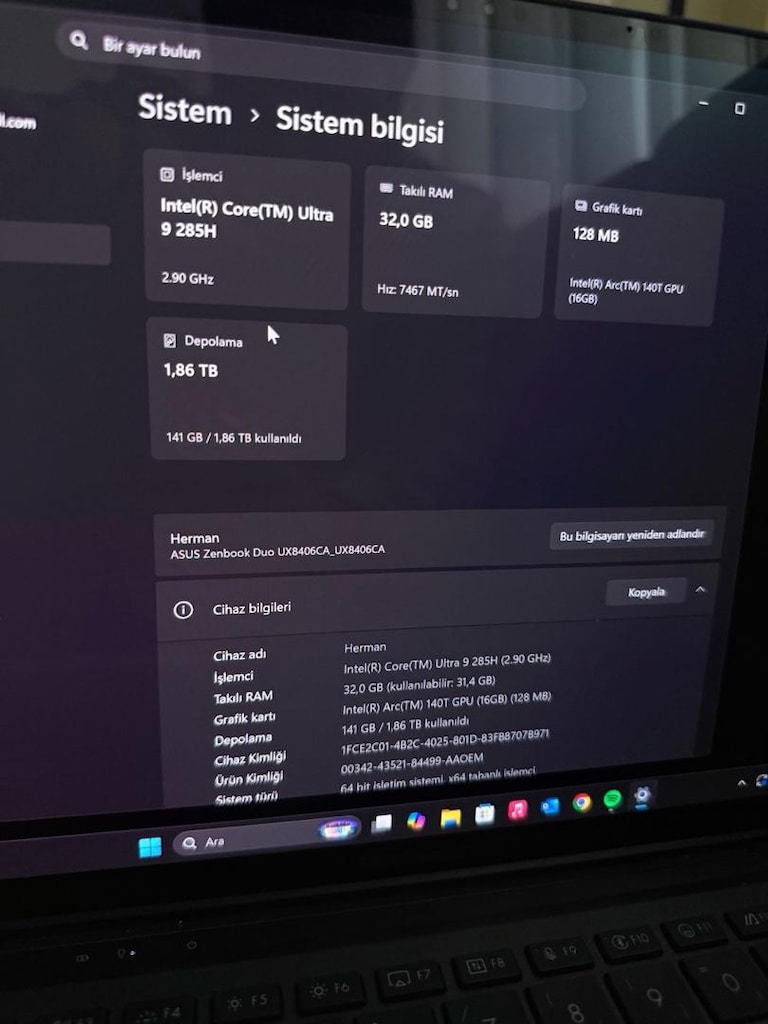 Asus ZenBook Duo UX8406CA Kılıfı Var - 6