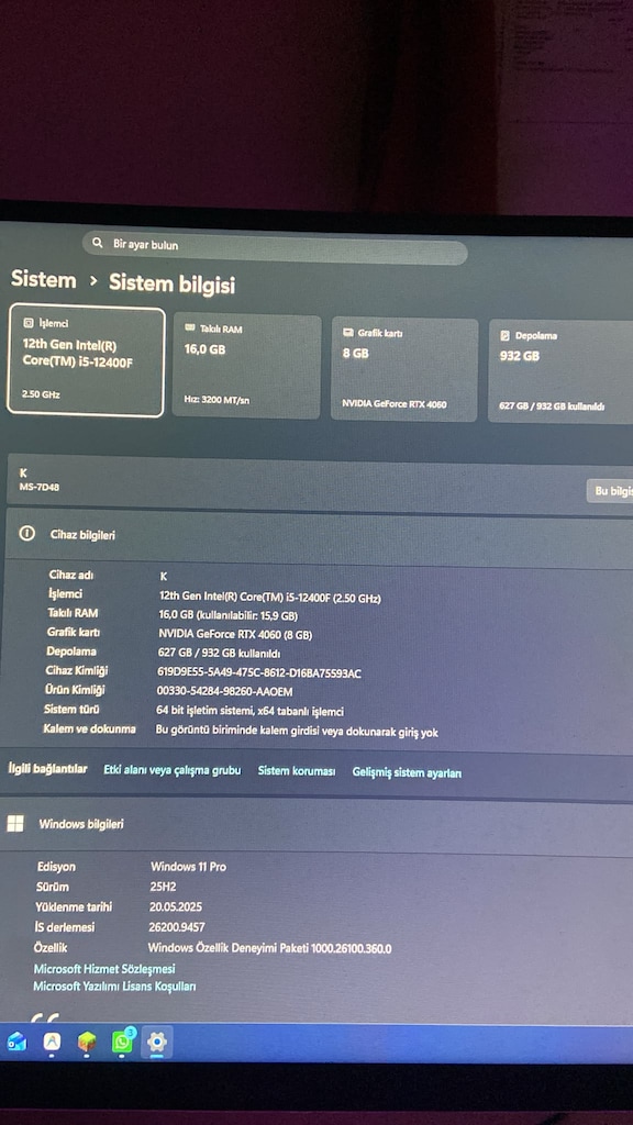 GAMING PC RTX 4060 + i5-12400F 16GB RAM 1.5TB SSD + LG 27 165Hz - 3