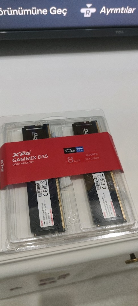 SIFIR XPG 16GB (2x8GB) Spectrix D35 DDR4 3200Mhz CL16 Ram - 2