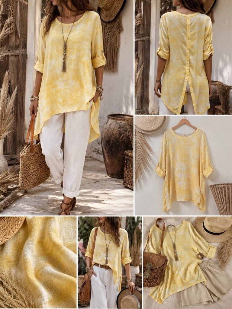 batik pamuklu tunik s-m - 11