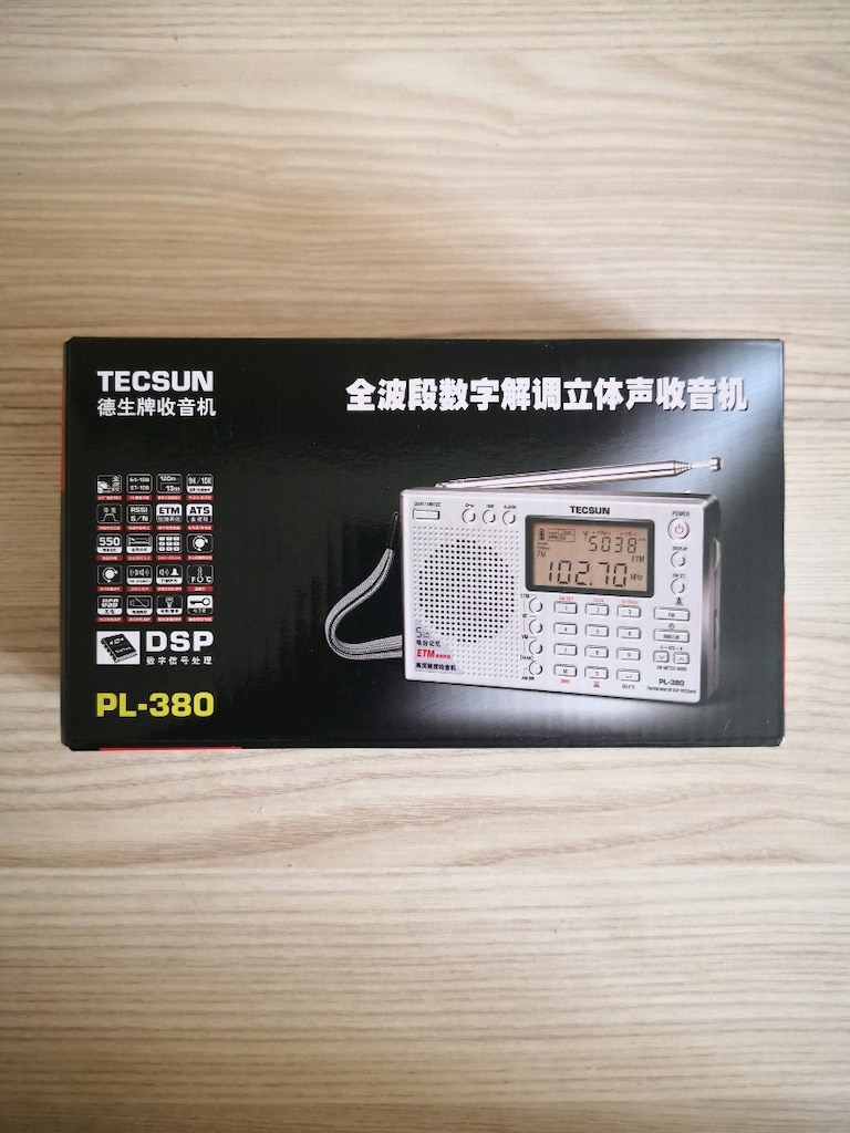 TECSUN PL-380 DÜNYA RADYOSU ORİJİNAL KUTUSUNDA