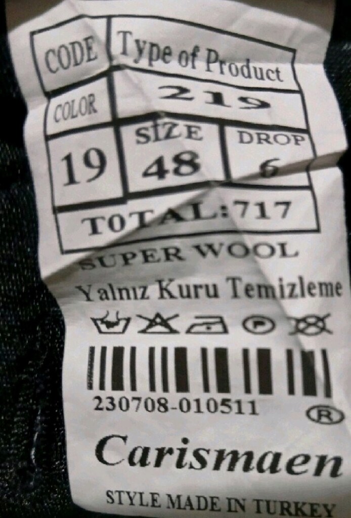 Takım elbise siyah 48 .beden - 6