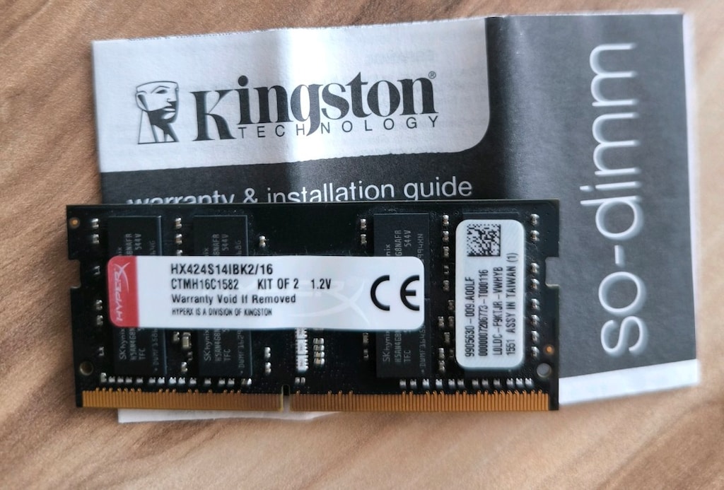 Kingston 2400 mhz cl14 laptop ram - 2