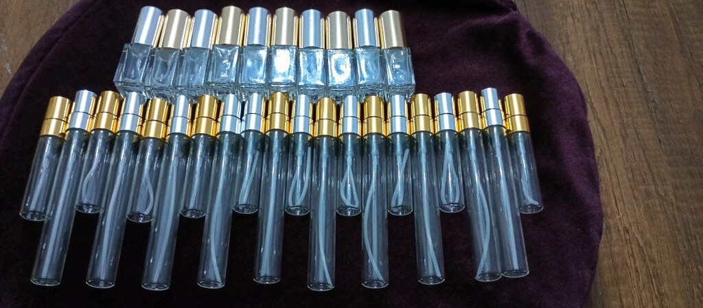 10 ar adet 10 ml 5 ml 3 ml metal kapak altin ve gümüş kapak karışık şi - 2