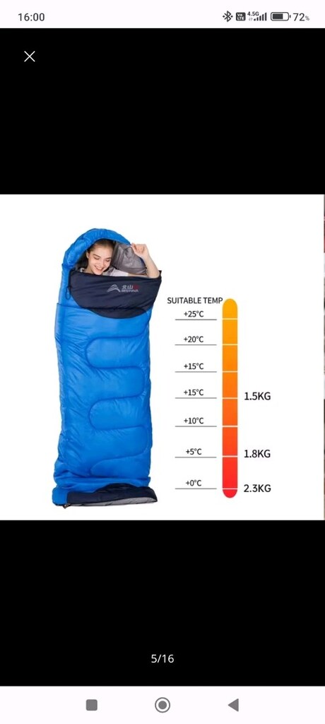 Bisinna BSWOLF 2.3 KG Uyku Tulumu - 7