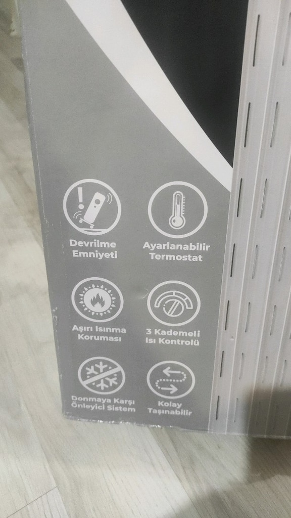 Yağlı radyatör ısıtıcı kumtel - 3