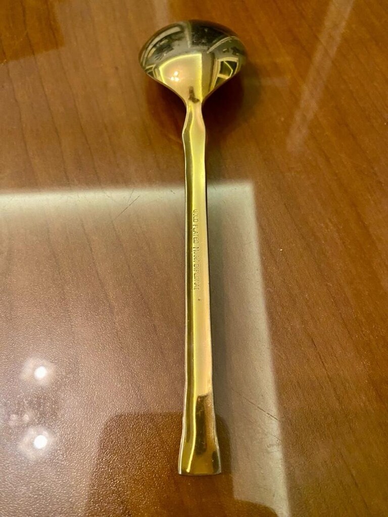 ALTIN KAPLAMA KAŞIK GOLD PLATED SPOON - 6