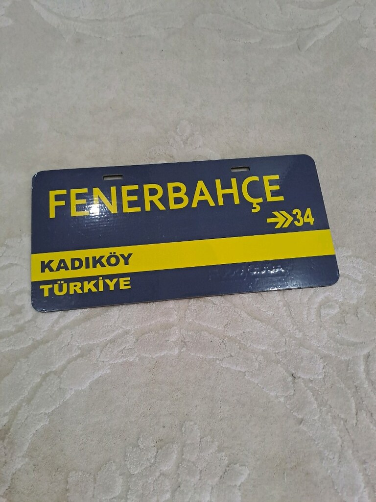 Fenerbahçe plaka - 3
