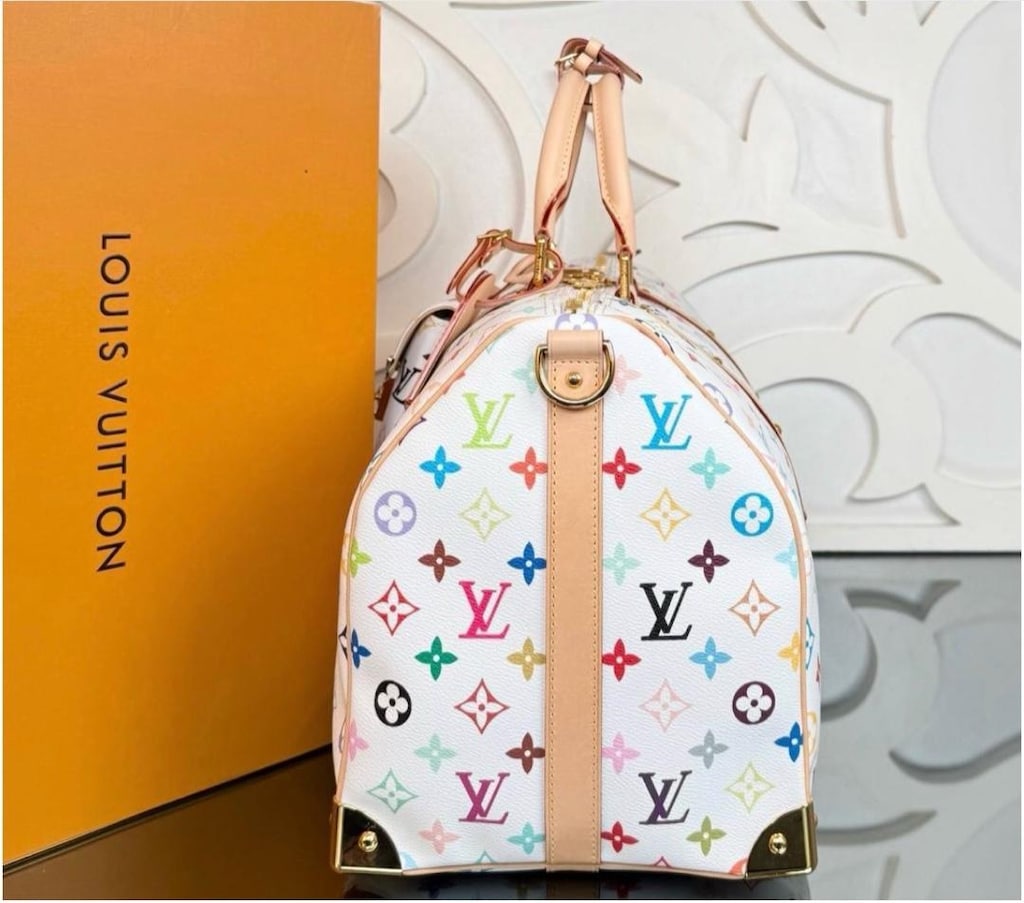 Louis Vuitton Multicolor Keepall Seyahat Çantası (Kutulu / Eksiksiz) - 6