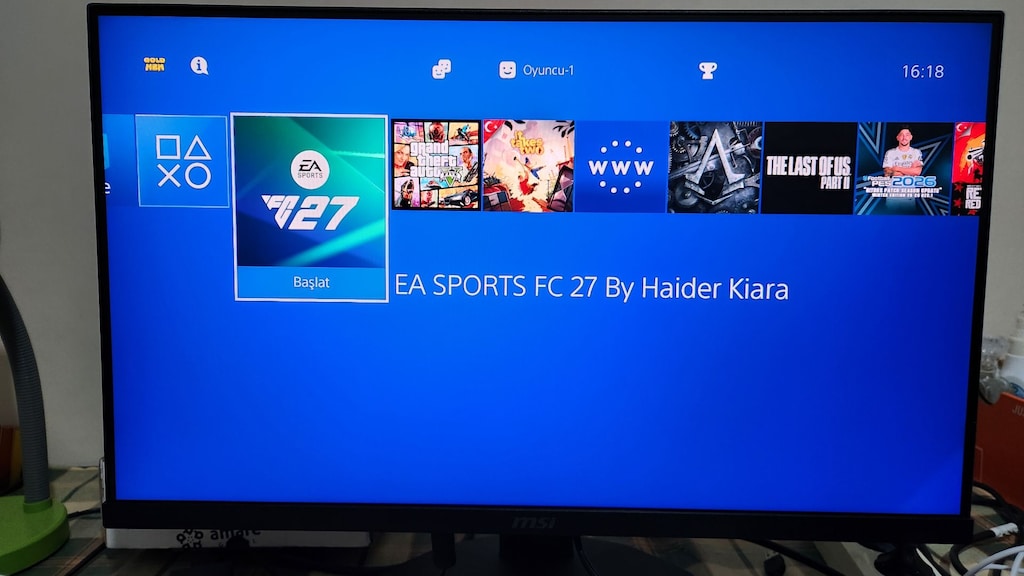 PS4 Pro 1 TB 4K, FC 27 Dahil 16 Oyunlu, Çift Orijinal Kollu - 4