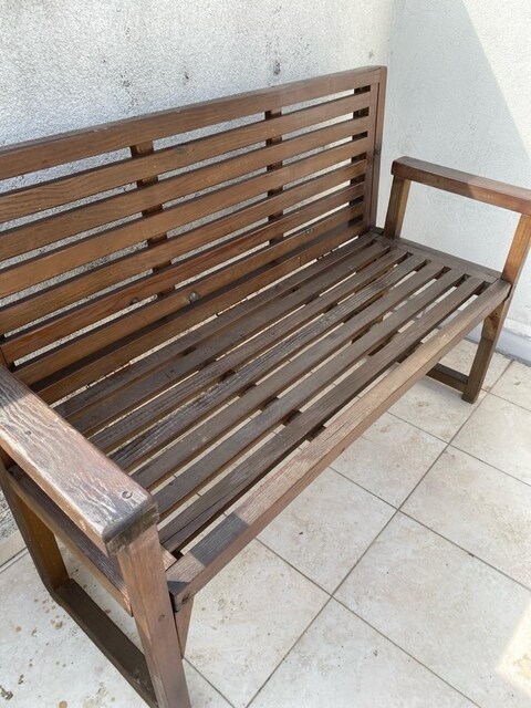 Ahşap Bahçe Balkon Bankı// ACİL!